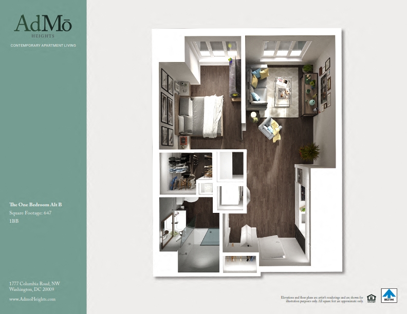 1777 Columbia Road NW Studio-1 Bed Apartment for Rent - Photo Gallery 34